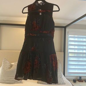 Gianni Bini XS Velvet Cocktail Dress